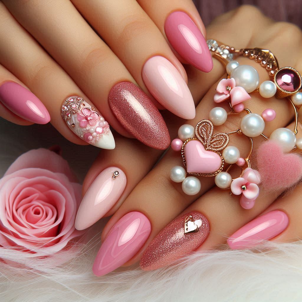 Quick and Inspiring Ideas for Short Nails in Gorgeous Pink