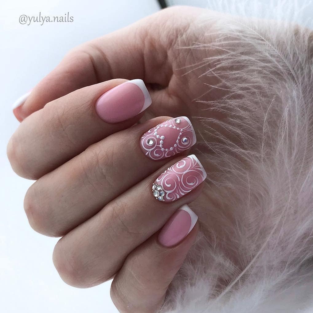 Beautiful soft square nails